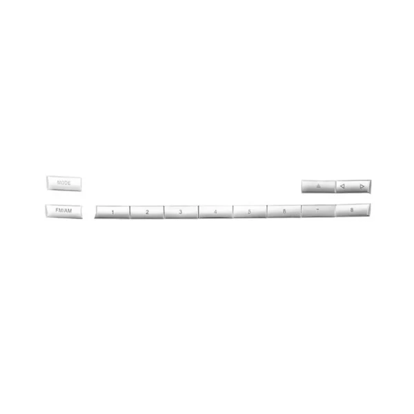 BMW Seria 5 F10 F11 GT F07 Seria 6 F06 F12 F13 Seria 7 F01 F02 Listwa ozdobna konsoli środkowej (12 szt.)