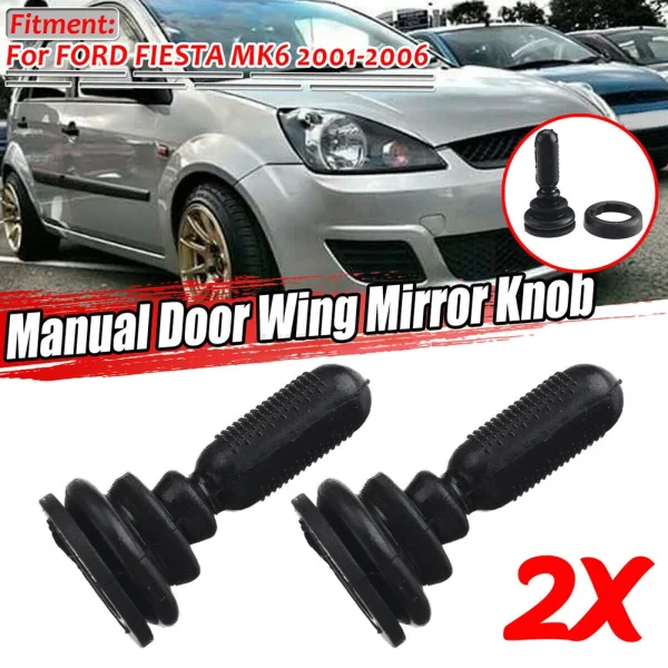 Manualna dźwignia klamki lusterka bocznego do Forda Fiesty MK6 2001-2006 - wysokiej jakości zamiennik ABS