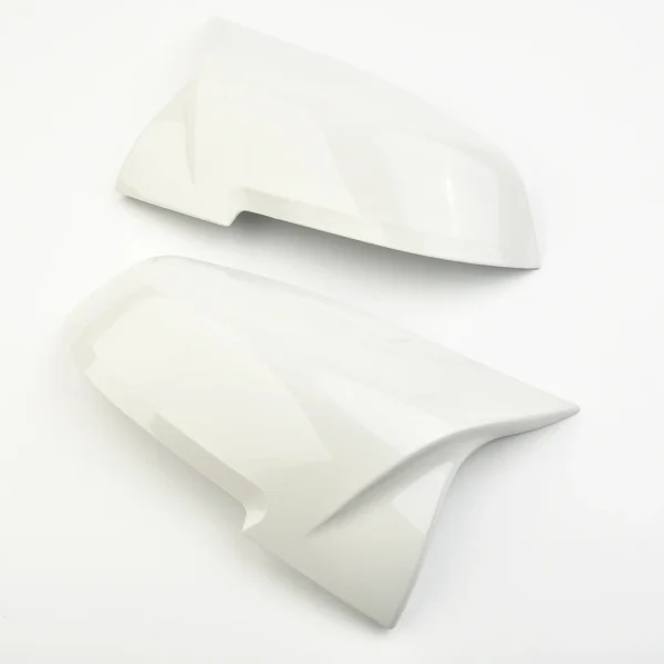 Osłona na lusterko wsteczne Car Styling White Horn do BMW F20 F21 F22 F30 F32 F36 (2012-2016) - zestaw 2 szt.