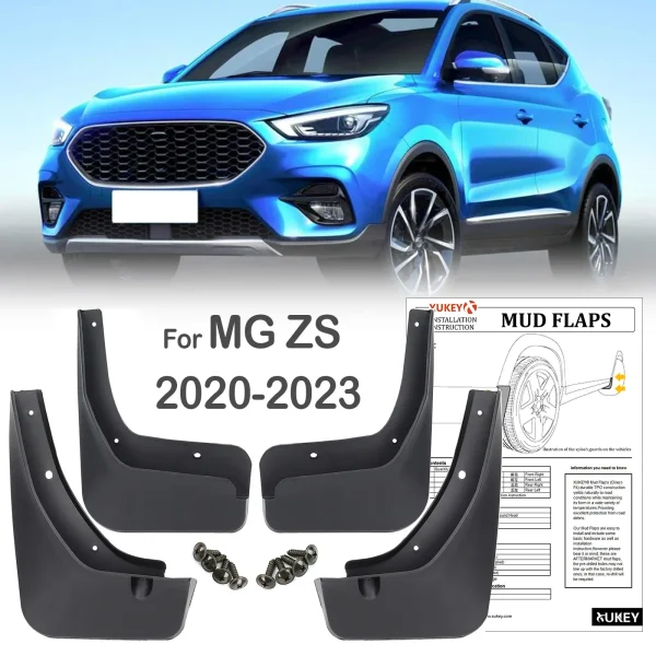 Luksusowe, formowane osłony przeciwbłotne do modeli MG ZS / ZST (2020-2023) i MG ZS EV (2021-2024) – wysoki poziom ochrony