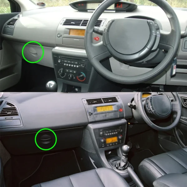 Zestaw naprawczy klamki schowka POSSBAY ze sprężyną do Citroena C4 Coupe Hatch 2004-2010
