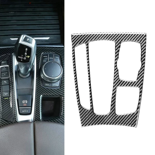 Ramka wykończeniowa deski rozdzielczej z włókna węglowego do BMW X5 F15 (2014-2018) – stylowa i trwała modernizacja