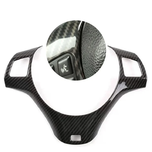 Ozdobna rama kierownicy z włókna węglowego do BMW serii 3 E90 E91 E92 E93 (2005-2012)