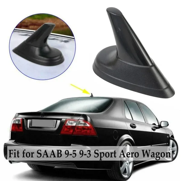 Antena samochodowa JC-887 w kształcie płetwy rekina do radia SAAB 9-3 9-5 – wzmocnienie sygnału FM i stylowy design