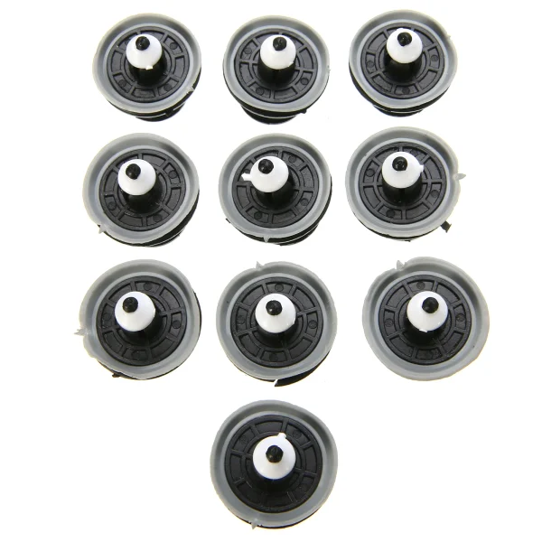 10 szt. trwałych plastikowych klipsów do drzwi VW Touran, Tiguan, Golf, Passat, Jetta, Audi A4, A6, A8, Q5, RS4, RS6
