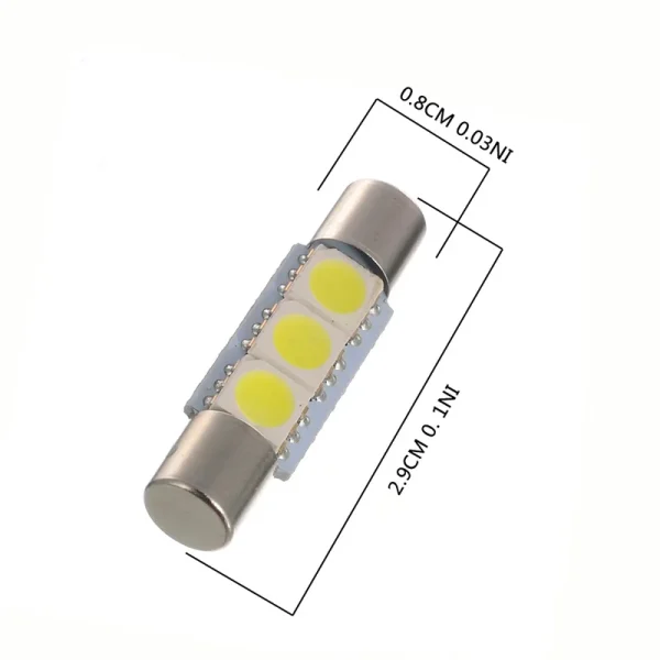 10 szt. białych, 6500K diod LED do lusterek i drzwi, 12 V, wysokiej jakości