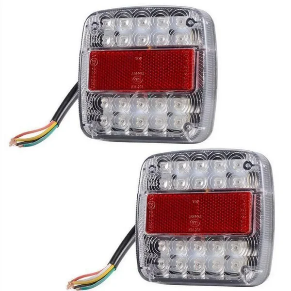 Światła przyczep LED 12 V – wodoodporne światła hamowania, tylne i cofania do ciężarówek i przyczep