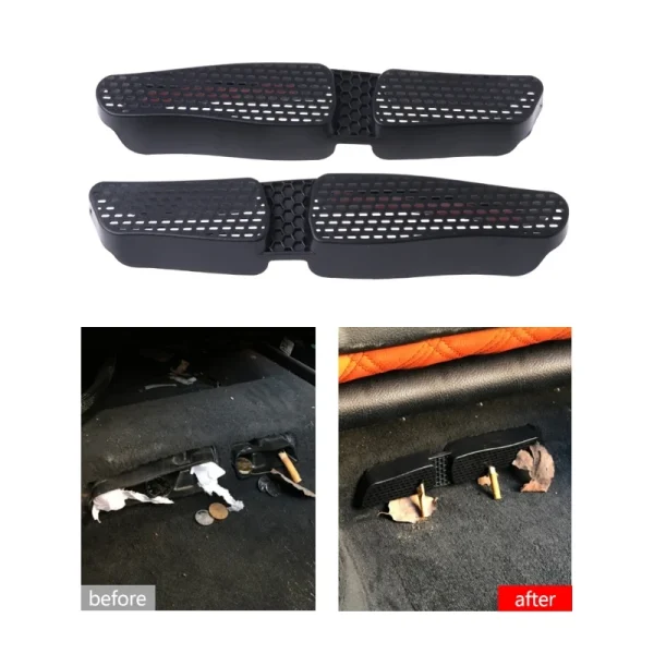 Osłona nawiewu klimatyzacji tylnego siedzenia z poliwęglanu do AUDI A3 S3 i SEAT LEON 5F - łatwy montaż, nie wymaga wiercenia