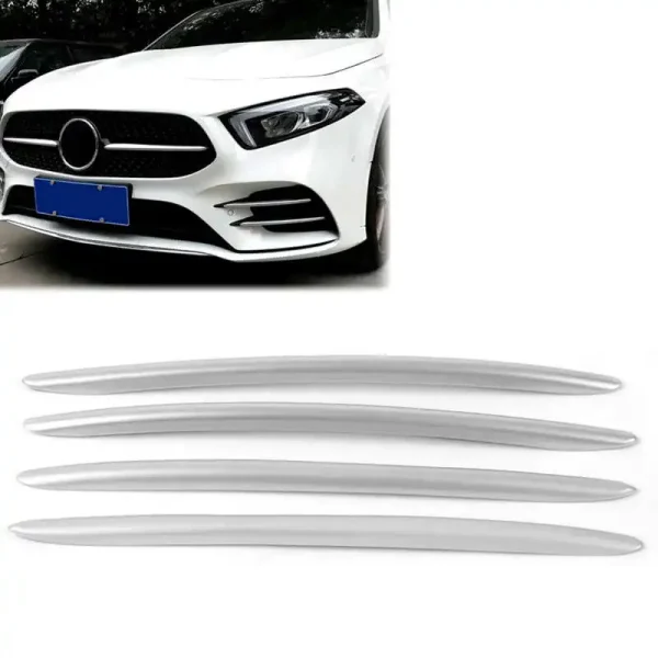 4 sztuki nakładek na przednią kratkę wlotu powietrza do Mercedesa-Benz Klasy A W177 AMG Line