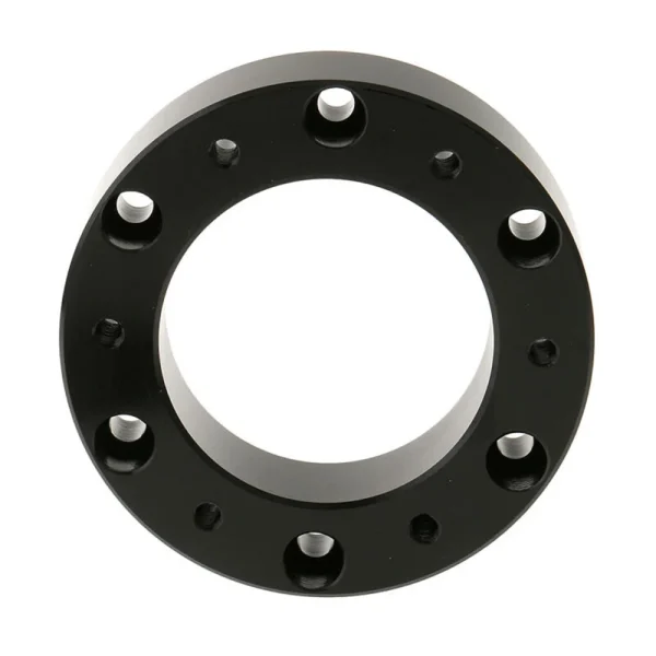 Zestaw dystansów do kierownicy ze stopu aluminium 25 mm - czarny, kompatybilny z markami Momo, Sparco, NRG (6 otworów, 70 mm i 74 mm)