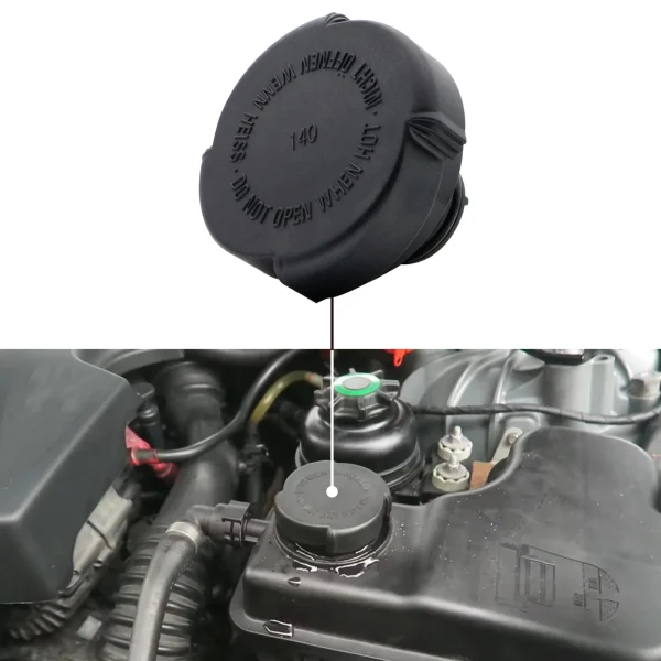 Korek zbiornika wyrównawczego chłodnicy BMW, bezpośredni zamiennik dla serii 3, 5, 6, 7 E46, E36, E39, E61, E64, E65 X3, 17111742232
