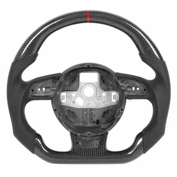 Kierownica z włókna węglowego z perforowanej skóry Nappa Audi B8.5 RS3 RS4 RS5 RS6 RS7 2013-2016