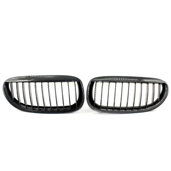 Zamiennik grilla przedniego zderzaka w kolorze karbonowym do BMW serii 6 E63 E64 M6 (2003-2010) - Akcesoria samochodowe premium