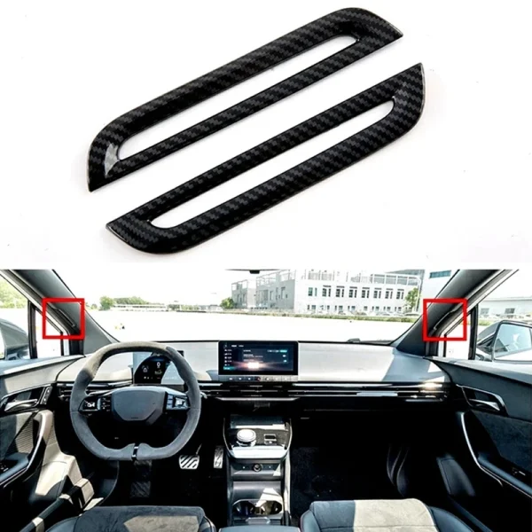 MG4 EV22-2024 Panel wykończeniowy osłony kratki nawiewu na deskę rozdzielczą samochodu – stylowe wnętrze z tworzywa ABS