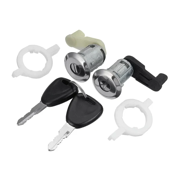 Zamek drzwi lewych i prawych z 2 kluczykami do Renault Megane, Scenic, Clio, Master