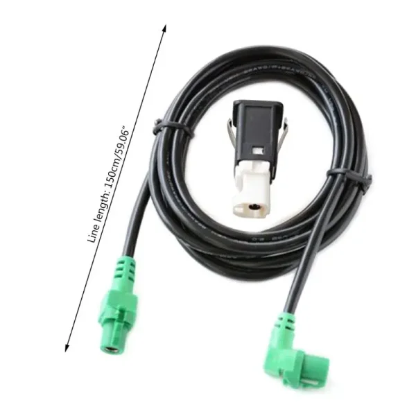 Odporny na zużycie kabel przełącznika gniazda USB do akcesoriów elektrycznych BMW E60 E81 E70 E90 F12 F30 F10 F25
